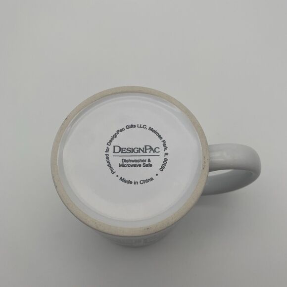 Designpac Coffee Tea Mug Winter Snowy Neighborhood Scene Lt Gray White 10oz - Picture 11 of 11